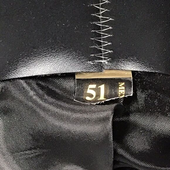 WESTERN EXPRESS Felt Stetson Hat Men 7 Cowboy Westworld Man in Black Gold Trim - Picture 8 of 14